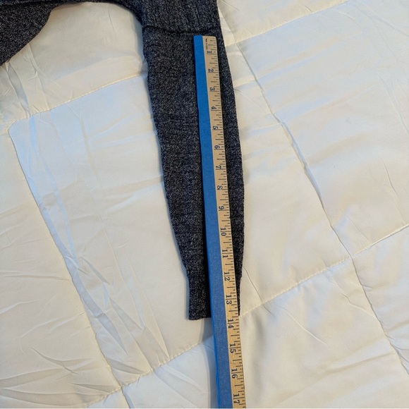 J Crew Sweater Womens S Blue Long Sleeve VNeck Merino Wool Linen Lightweight (O - Picture 10 of 11